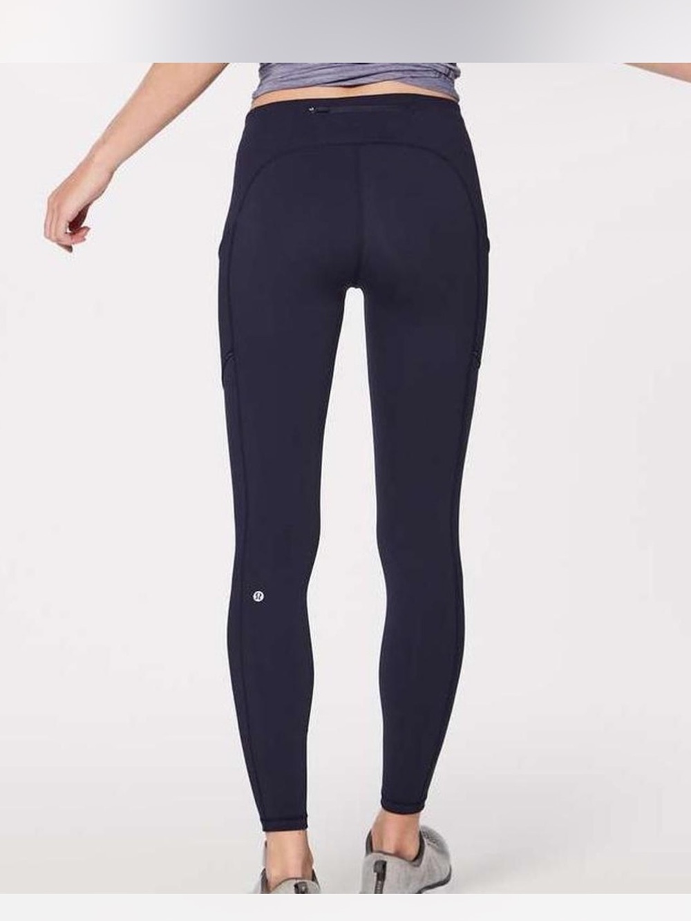 Lululemon Athletic Leggings with Reflective Logo